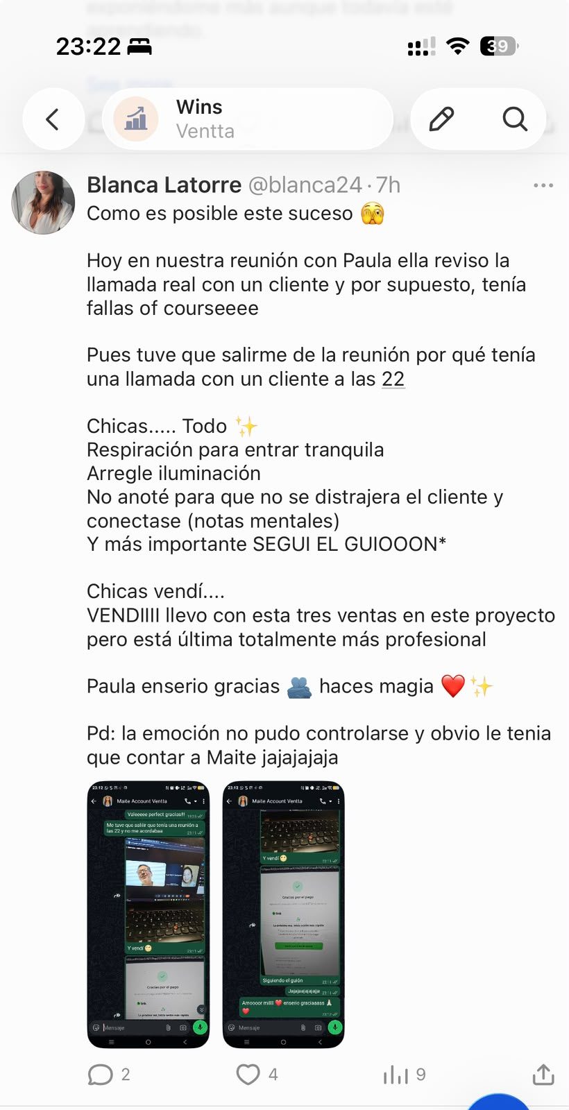 Resultado de Blanca Latorre
