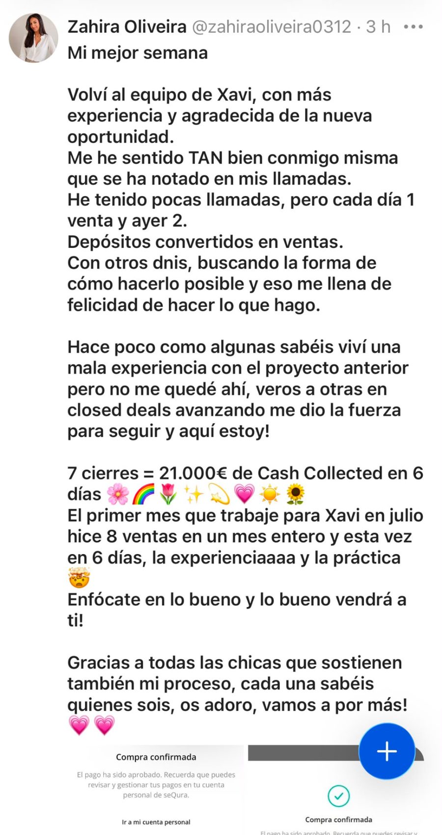 Resultado de Zahira Oliveira