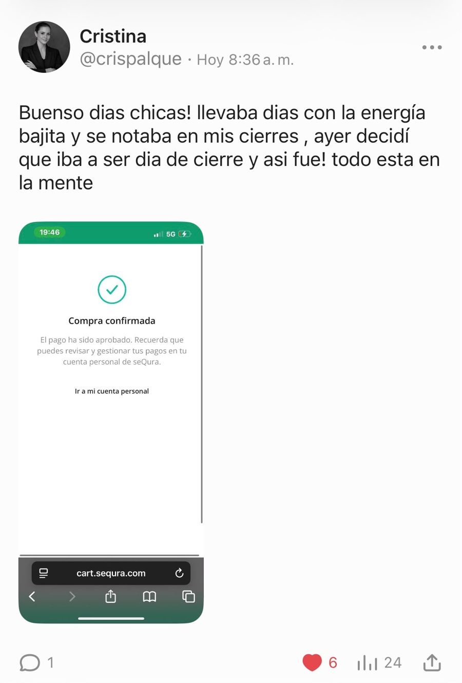 Resultado de Cristina